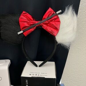 Minnie Mouse Ears Cruella de Vil NWOT